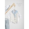 Piccolino Βαπτιστικό κοστούμι Thomas σε χρώμα Ciele
